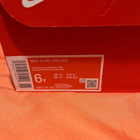 Nike dunk high top Youth size6/ Women 8 - Picture 2 of 7